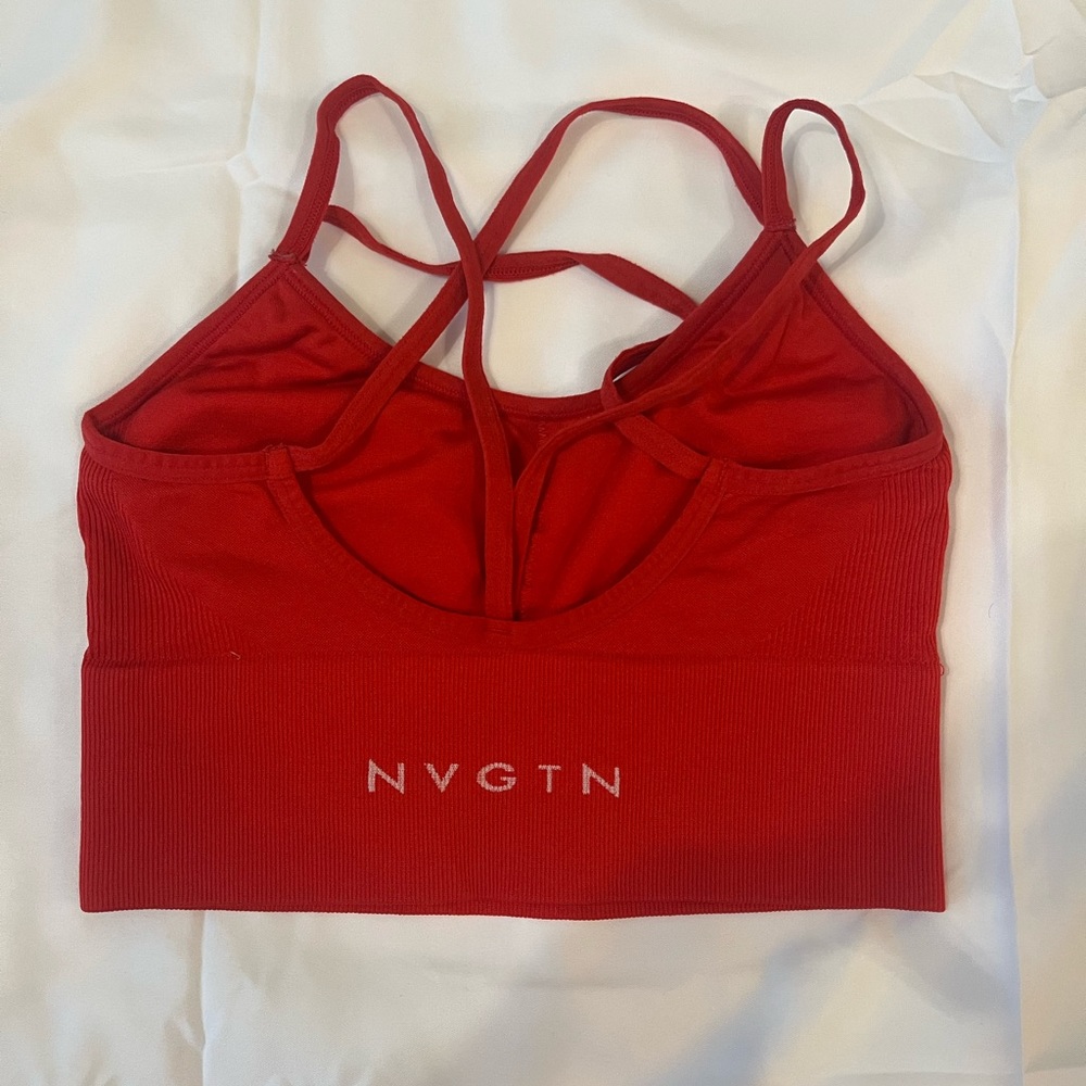 NVGTN Scarlet Flourish Seamless Bra